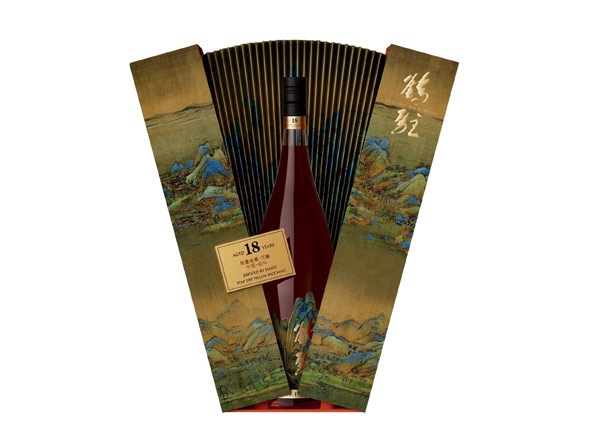 济南鹤驻18年黄酒回收鹤驻新花雕18年珍藏版千里江山图