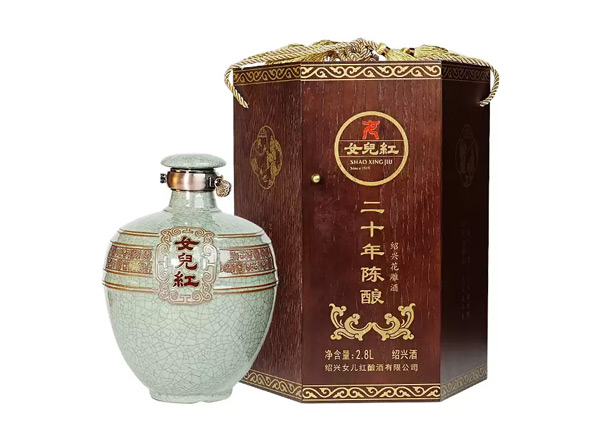 济南女儿红绍兴黄酒回收女儿红二十年陈酿20年花雕酒2.8L坛装礼盒