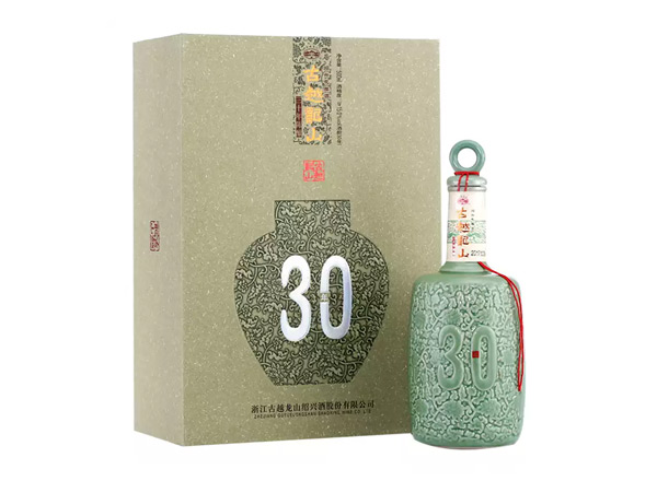 济南古越龙山30年黄酒回收古越龙山三十年陈酿花雕酒