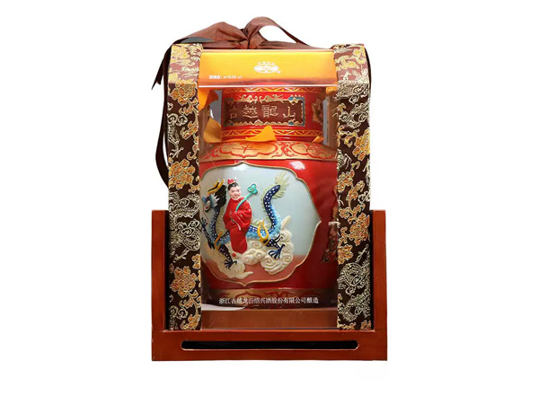 济南古越龙山黄酒回收古越龙山状元及第二十年陈酿2.5L工艺浮雕黄酒