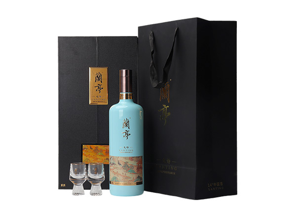 济南会稽山黄酒回收兰亭大师三十年陈酿1L礼盒装绍兴黄酒